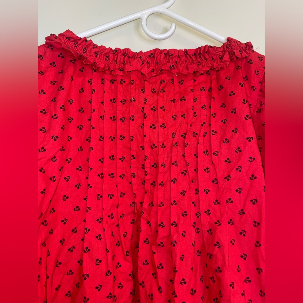 Damson Madder Jemima Mini Dress - Red Cherries size UK 16 US 12 - Picture 10 of 14